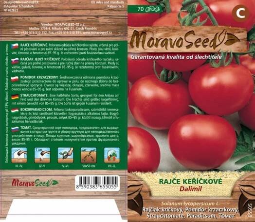 MORAVOSEED Rajče keřové DALIMIL