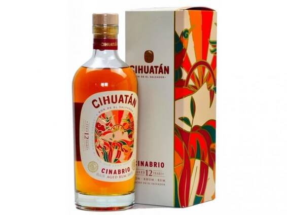 Cihuatán Cinabrio 12y 40% 0,7 l (kartón)