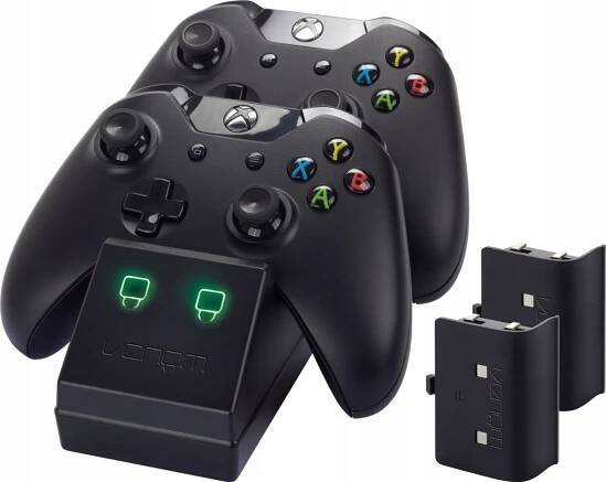 Venom Twin Docking Station + 2x Rechargeable Battery Packs (Black) (X1)
