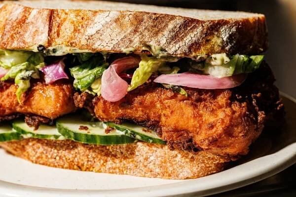 Panko-Fried Tofu Sandwich