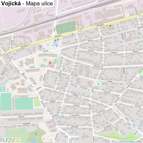 Vojická - mapy | Kurzy.cz