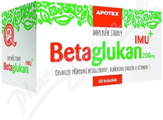 Betaglukan IMU+ 200 mg 60 tobolek