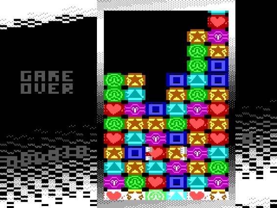 8088 Tetris Attack, logický rychlík pro DOS | high-voltage.cz