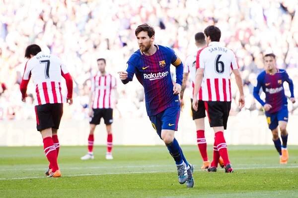 Barcelona vs Athletic Bilbao, La Liga: Final Score 2-0, First half