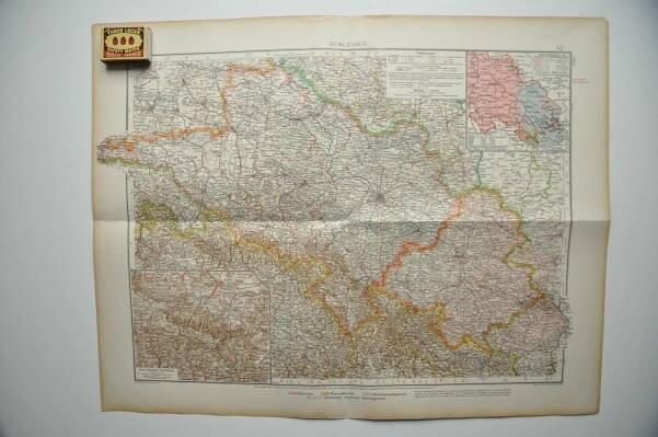 SCHLESIEN - SLEZSKO - MAPA - 1930 - VRATISLAV