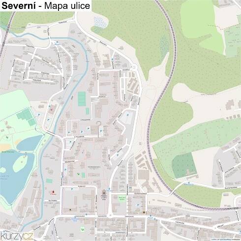 Severní - mapy | Kurzy.cz