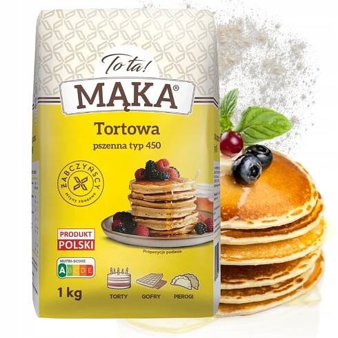 Pšeničná mouka typ 450 1 kg To je ta mouka na dorty, piškoty, palačinkové koláče