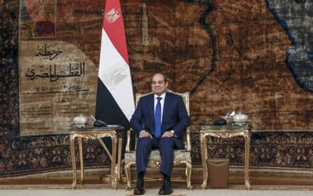 Egypt's President Abdel-Fattah el-Sissi  in Cairo, on January 11, 2024 (EVELYN HOCKSTEIN / POOL / AFP)