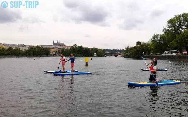 Aktivní výlet centrem Prahy | Sup-trip.cz