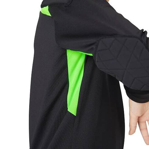 Dětský fotbalový brankářský dres F100 černý