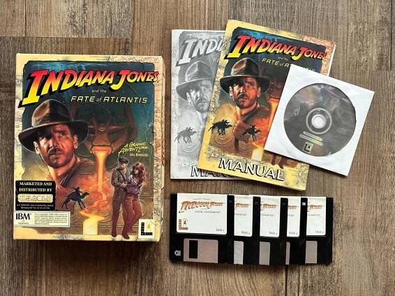 Indiana Jones and the Fate of Atlantis (IBM 3.5", LucasArts) - Big Box - Hry