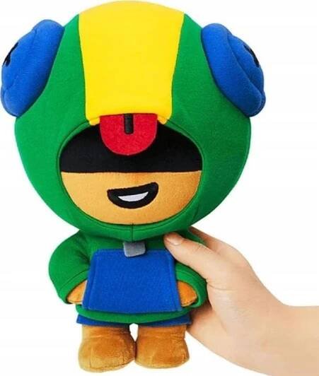 Brawl Stars plyšová postavička se šňůrkou s přísavkou 25 cm, Leon