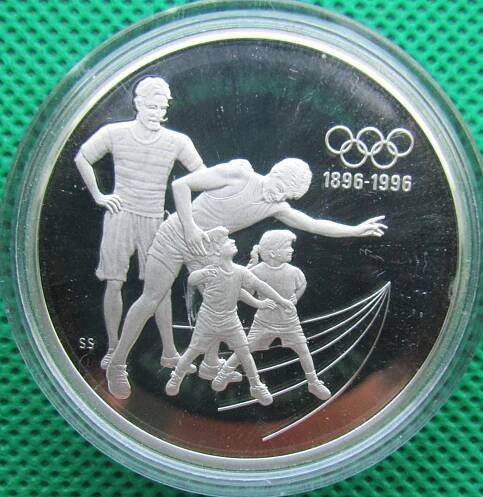 Kanada 15 dolar 1992 100. výročí prvních olympijských her - Numismatika