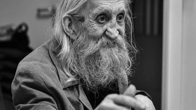 Vratislav Brabenec při natáčení Četby s hvězdičkou | foto: Tomáš Vodňanský,  Český rozhlas