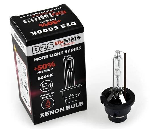 D2S Xenonová Výbojka 5000K se zvýšeným světelným výkonem +50%