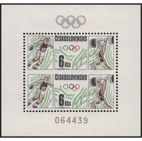 Olympijské hry 1988 - aršíky - Hod diskem a vzpírání