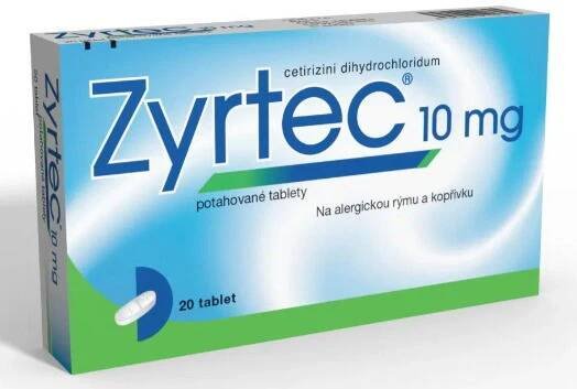 Zyrtec 10 mg 20 tablet