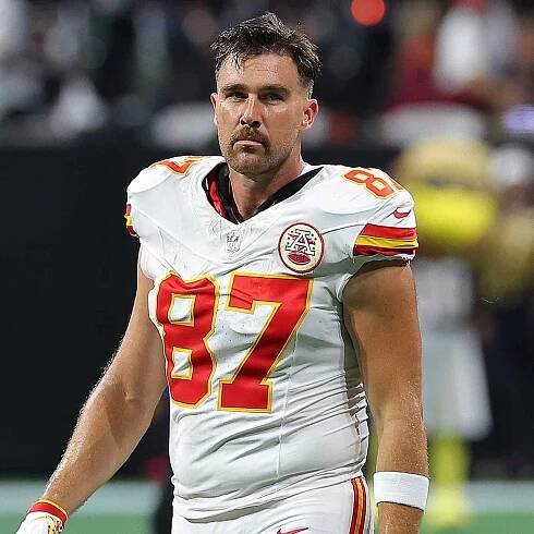 Travis Kelce #87 of the Kansas City Chiefs