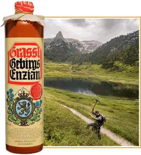 Enzianbrennerei Grassl in Berchtesgaden - Zeit lassen, Enzian Trinken!