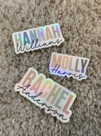 Personalized name sticker, Custom name sticker, Colorful name sticker, Water bottle sticker, Tumbler sticker, FREE SHIPPING!