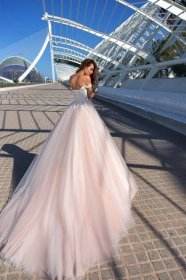 Barevné princeznovské svatební šaty MB-068 – Elody