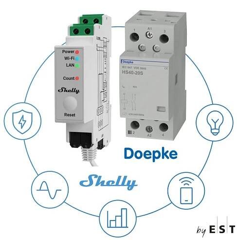 Tip EST: spojte sílu stykačů Doepke s automatizací Shelly | Volty