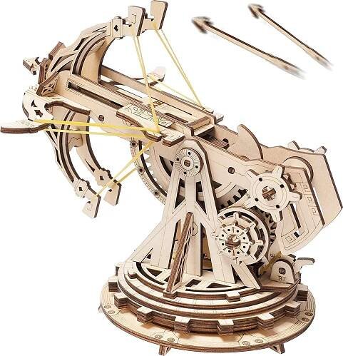 ROBOTIME Rokr 3D dřevěné puzzle Těžký obléhací samostříl - balista 142 dílků