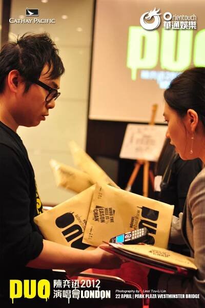 DUO Eason Chan 2012 London | Orientouch-e