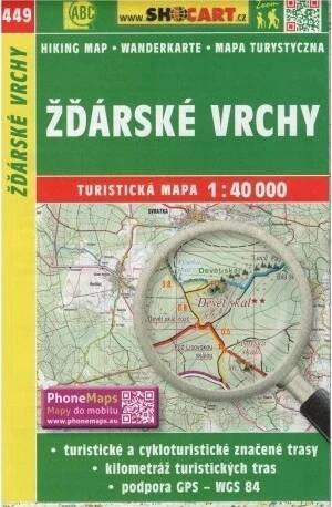 SC 449 Žďárské vrchy 1:40 000