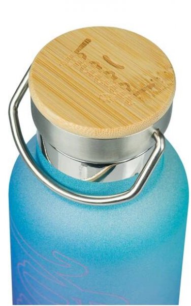 BAAGL  BAAGL Termoláhev s bambusovým víčkem Gradient modro-fialová, 500 ml
