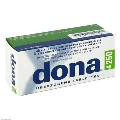 DONA 250 mg kryté tablety, 50 ks