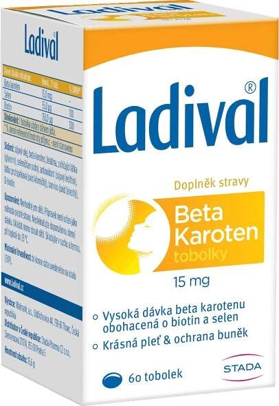 Stada Arzneimittel Ladival Beta Karoten 15 mg 60 tob. od 107 Kč