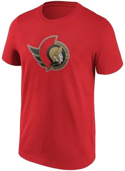Ottawa Senators Iconic Primary Colour Logo Graphic T-Shirt - Red - Mens, , rebel_hi-res
