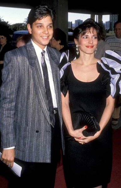 Ralph Macchio and Phyllis Fierro at the Premiere of 'Lawrence of Arabia' Restored Version, Century Plaza Cinema, Century City