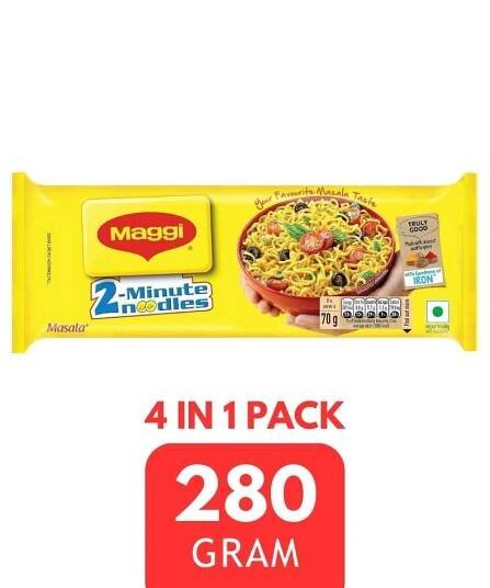 maggi noodles 280g (4 in 1 pack)