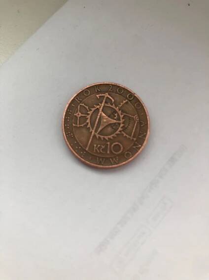 10Kč z roku 2000 ANNOMM - Numismatika