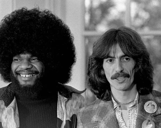 George Harrison and Billy Preston