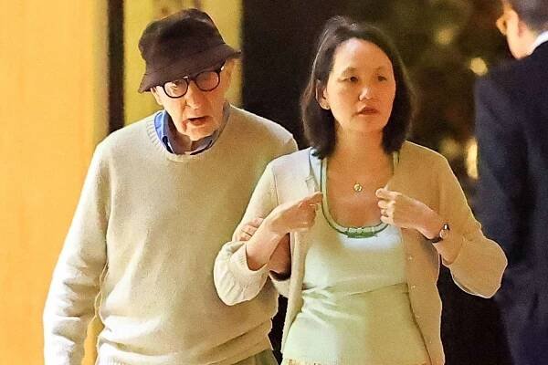 Woody Allen and Wife Soon-Yi Previn Spotted on L.A. Dinner Outing in Rare Photos