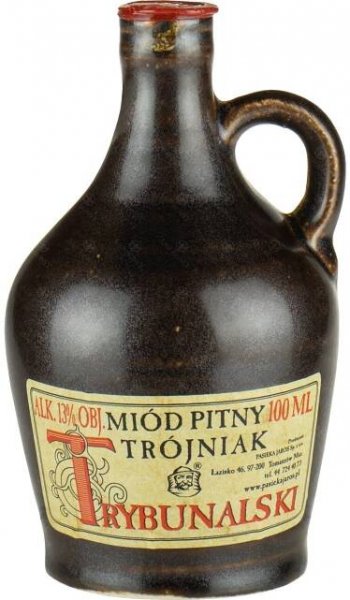 Medovina Trójniak Trybunalski 100 ml v kameninové láhvi