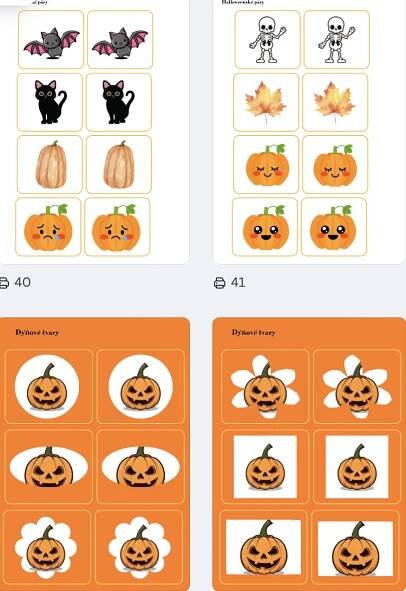 HALLOWEEN - Dýňohrátky: zásobník her, aktivit a pracovních listů | Inspirace (nejen) do školky