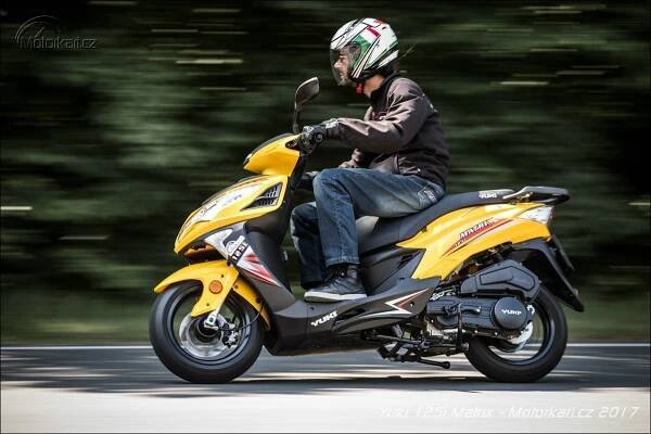 Test skútru: Yuki 125i Matrix