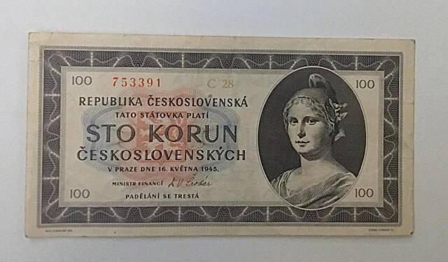 Státní Československá banka - Sto Korun Československých