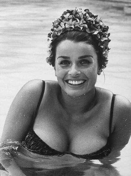 Austrian actress Senta Berger during the time she was shooting the 1965 film "Major Dundee."