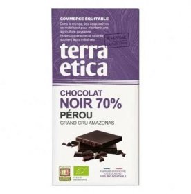 Fair trade bio hořká čokoláda Ethiquable Peru Amazonas 70 %, 100 g