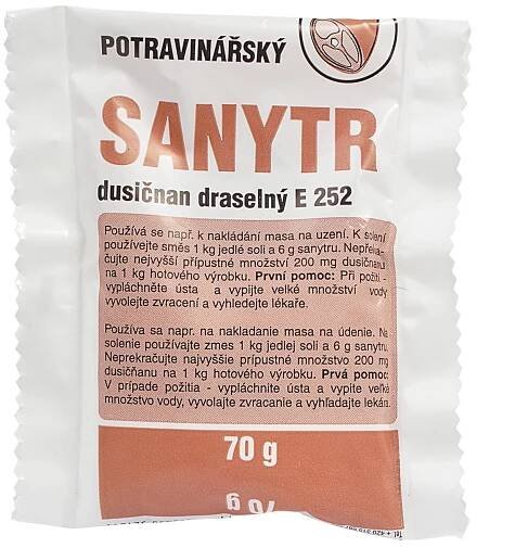 Sanytr dusičnan draselný E 252 - KITTFORT.CZ