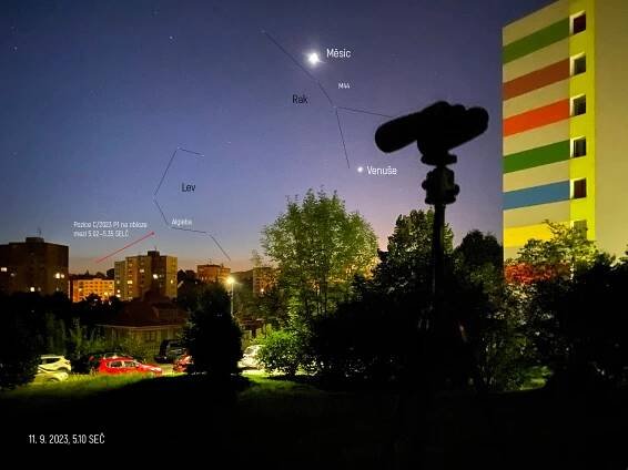 Astronomické události » Blog Archive » Opravdu pěkná ranní kometa Nishimura