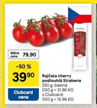 RAJČATA CHERRY PODLOUHLÁ STRABENA