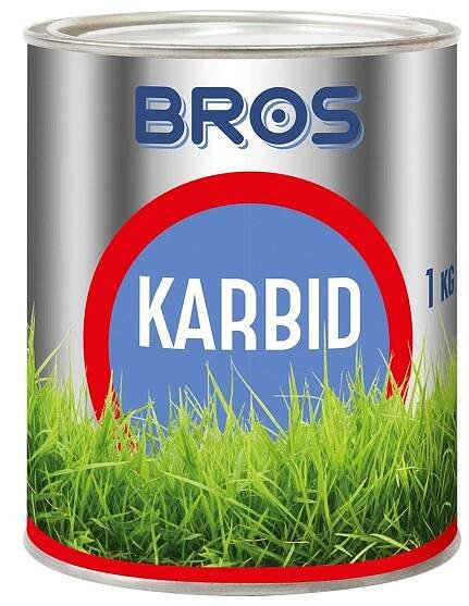 Karbid Odpuzovač krtků Nornice Granulovaný přípravek bojuje proti BROS 1 kg Značka Bros