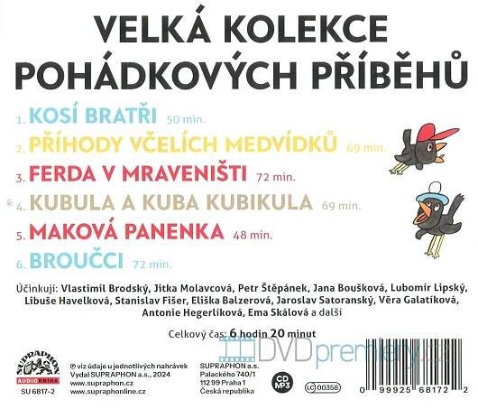 Velká kolekce pohádkových příběhů (MP3-CD) - audiokniha pro celou rodinu | DVD-PREMIERY.CZ