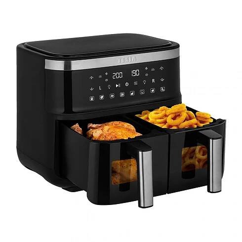 TESLA AirCook DualZone Q450XXL – multifunkční dvojitá fritéza